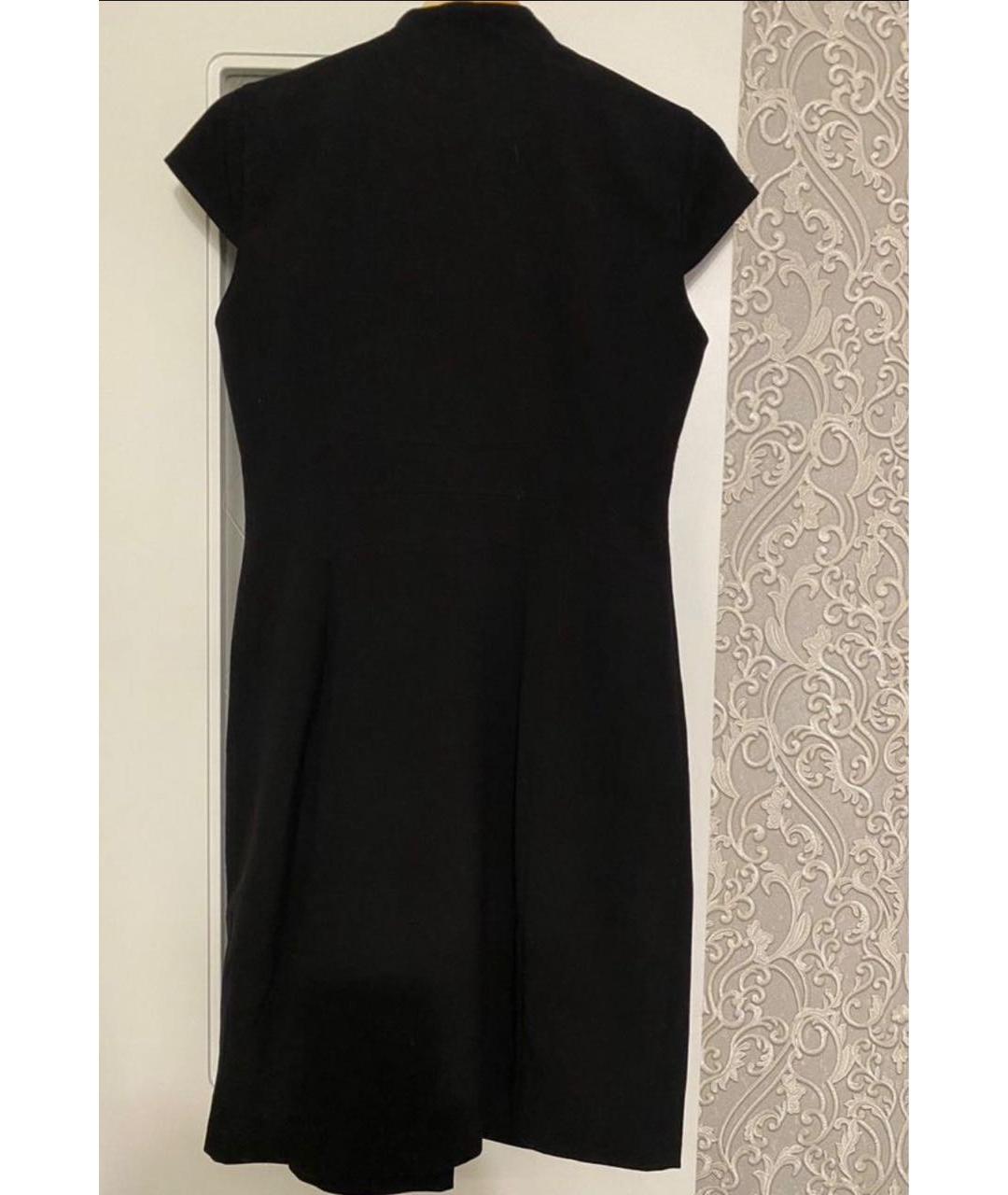 CALVIN KLEIN Черное полиэстеровое повседневное платье, фото 2