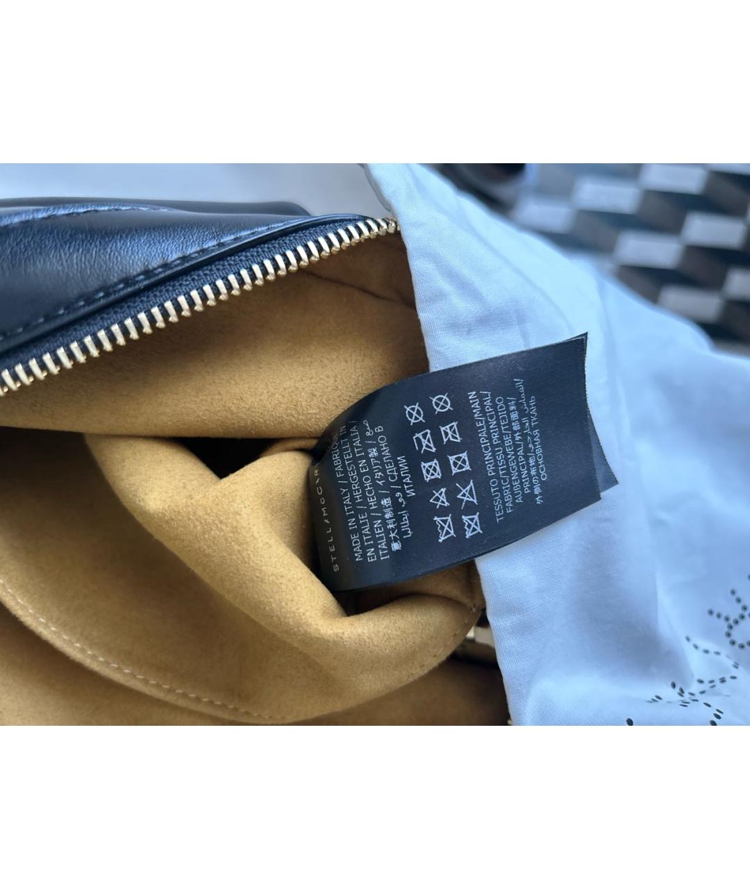 STELLA MCCARTNEY Черная сумка через плечо из искусственной кожи, фото 6