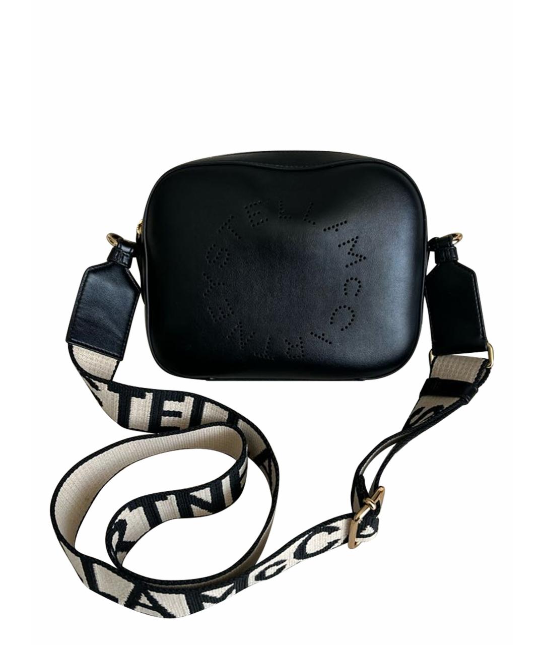 STELLA MCCARTNEY Черная сумка через плечо из искусственной кожи, фото 1