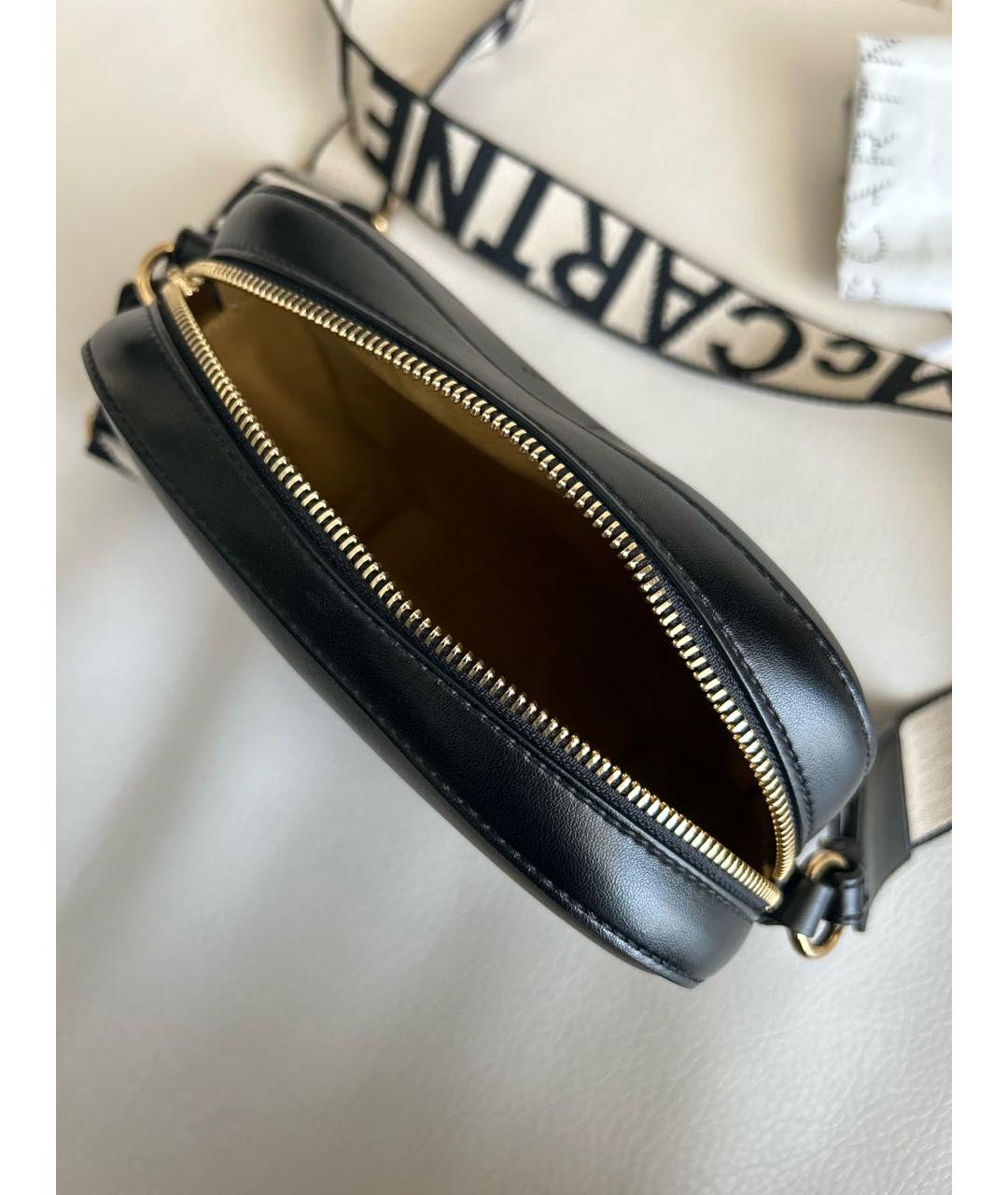 STELLA MCCARTNEY Черная сумка через плечо из искусственной кожи, фото 5