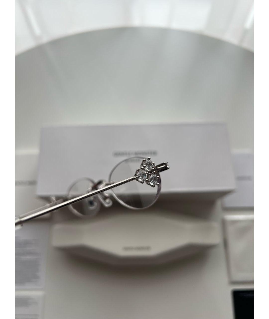 GENTLE MONSTER Серебряные металлические солнцезащитные очки, фото 8