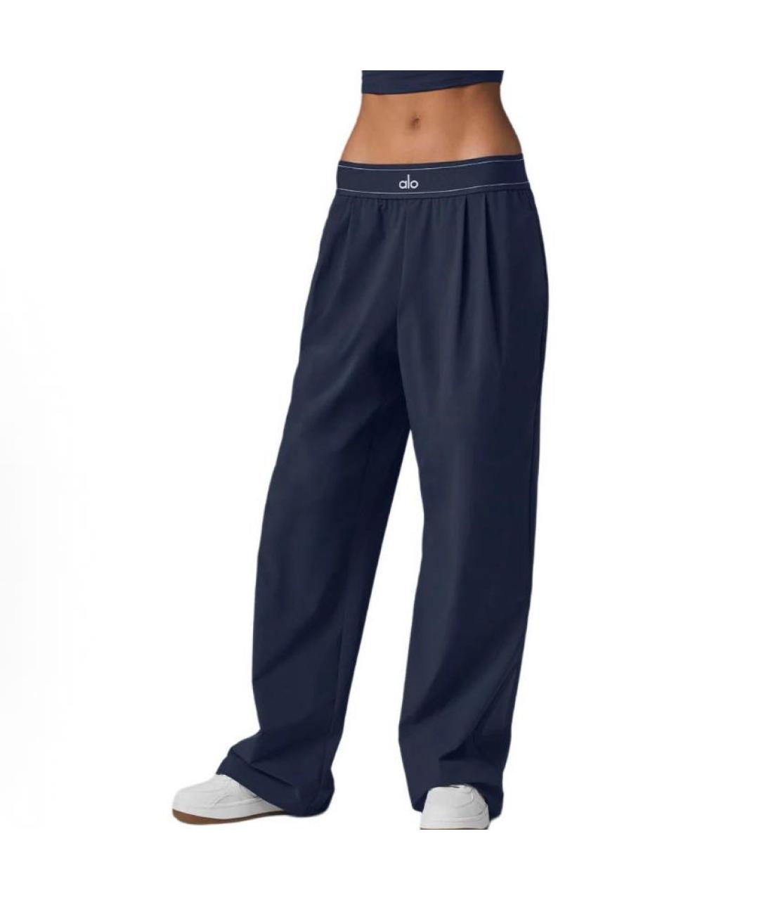 ALO YOGA Темно-синие спортивные брюки и шорты, фото 2