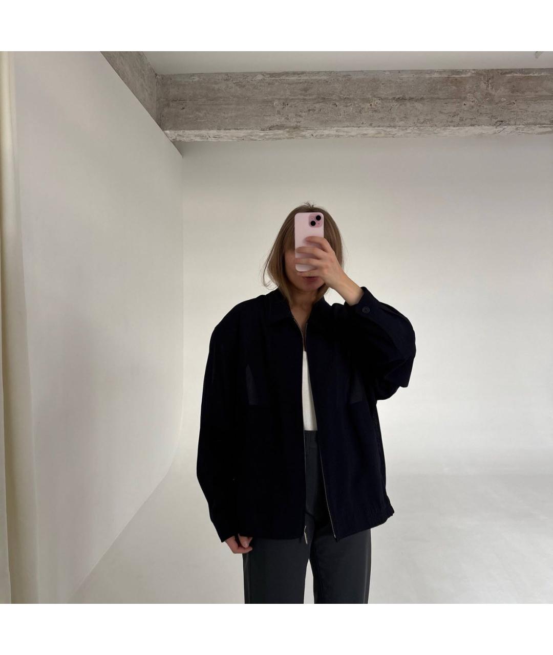 SAINT LAURENT Темно-синяя куртка, фото 4