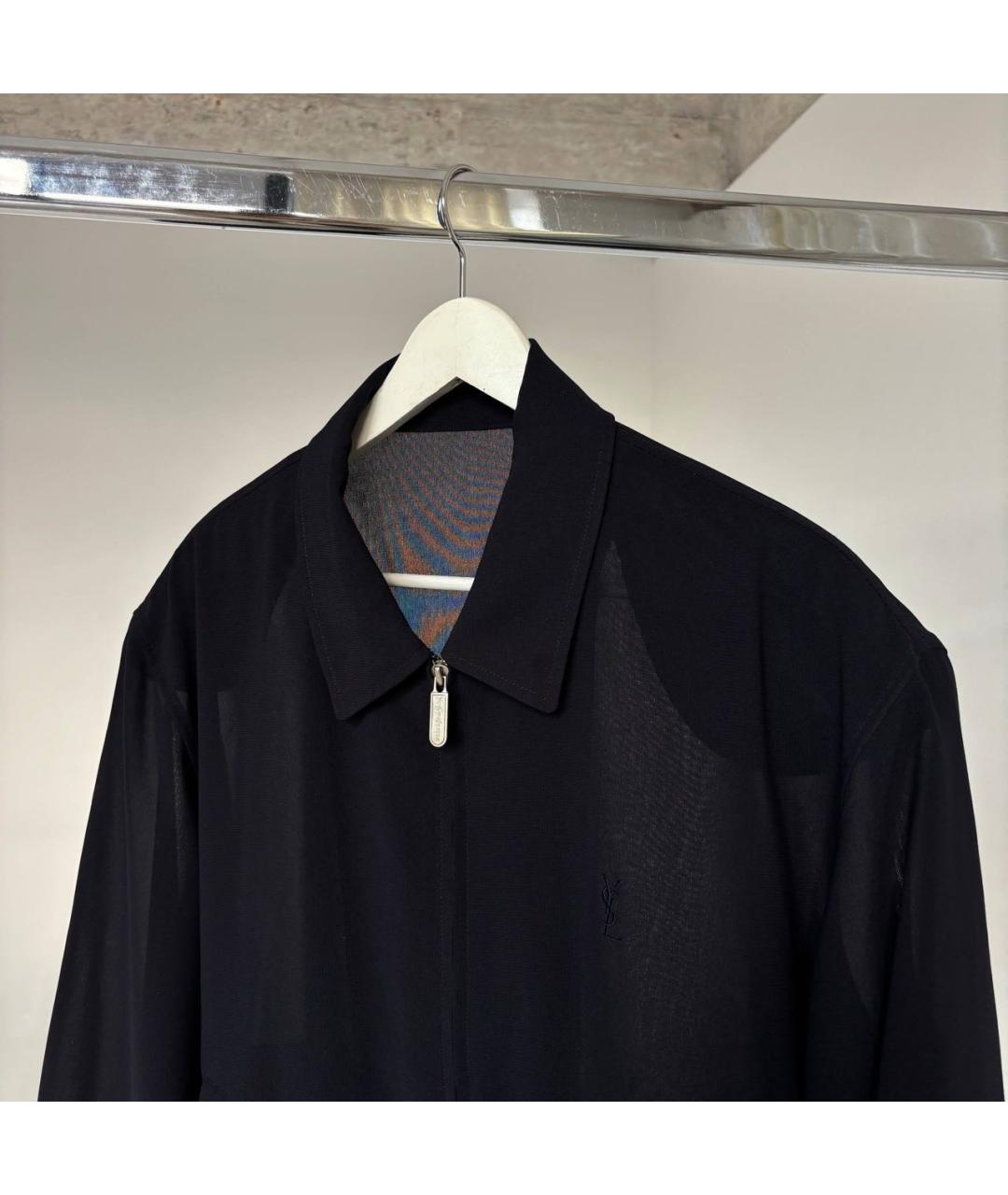 SAINT LAURENT Темно-синяя куртка, фото 3