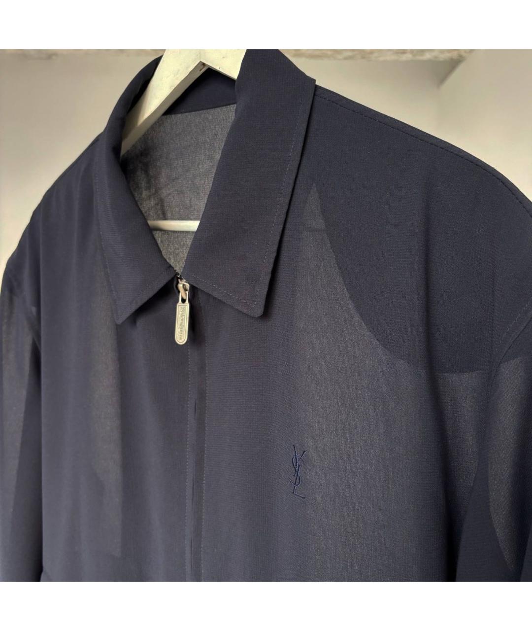 SAINT LAURENT Темно-синяя куртка, фото 2