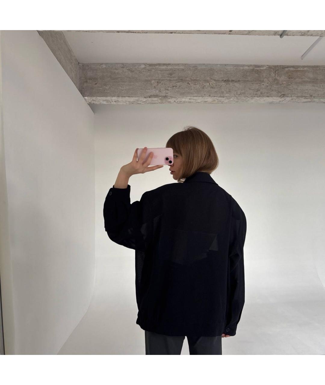 SAINT LAURENT Темно-синяя куртка, фото 5