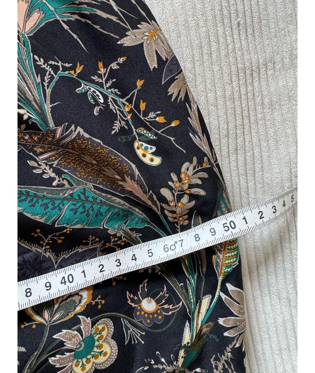 HERMES Мульти шелковые брюки узкие, фото 6