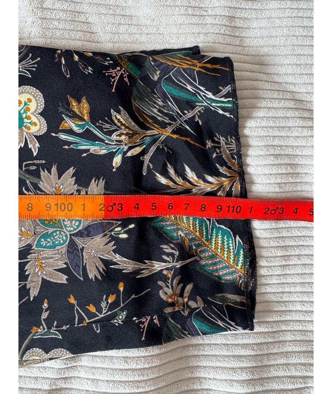 HERMES Мульти шелковые брюки узкие, фото 7