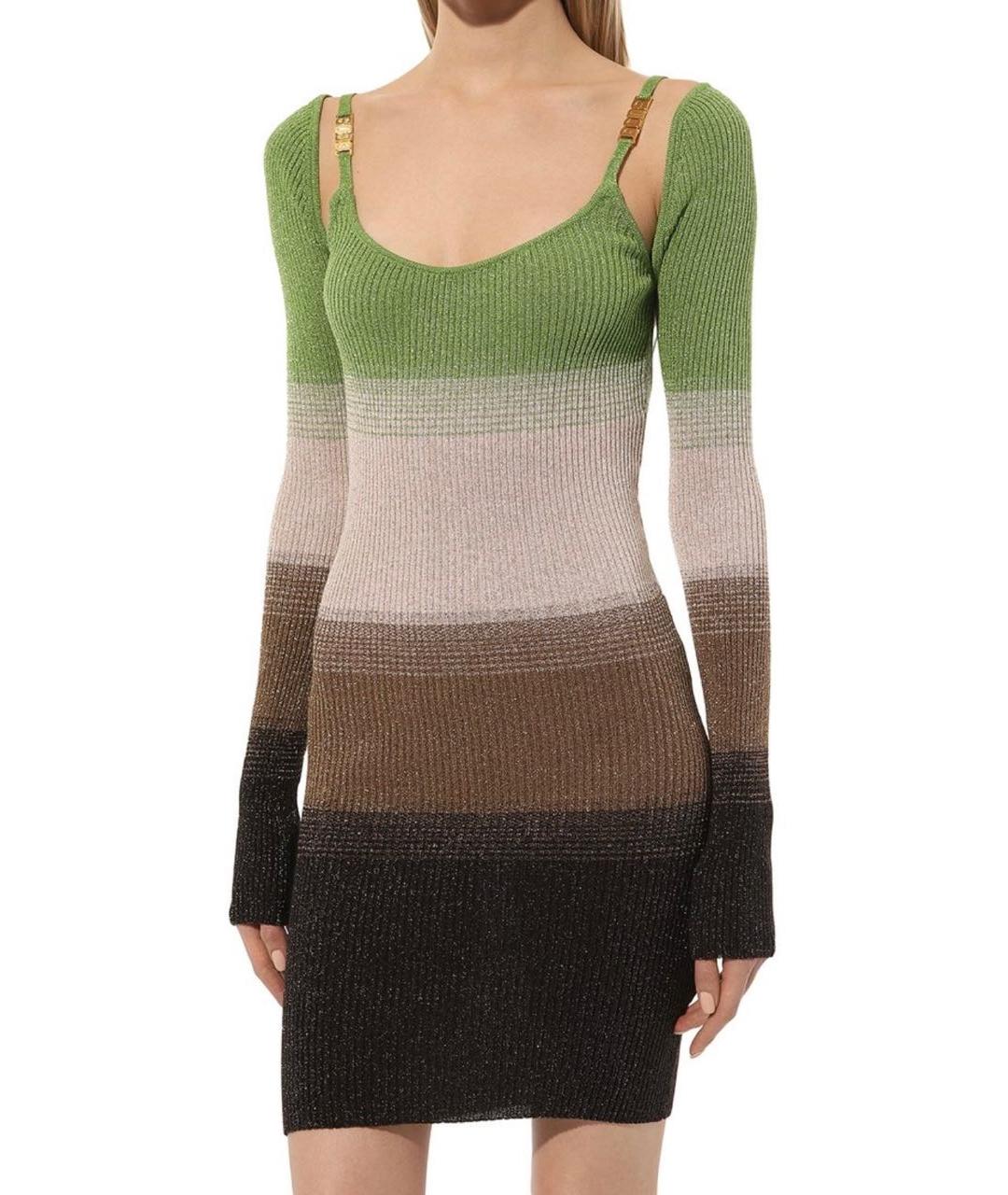 GCDS Мульти вискозное повседневное платье, фото 2