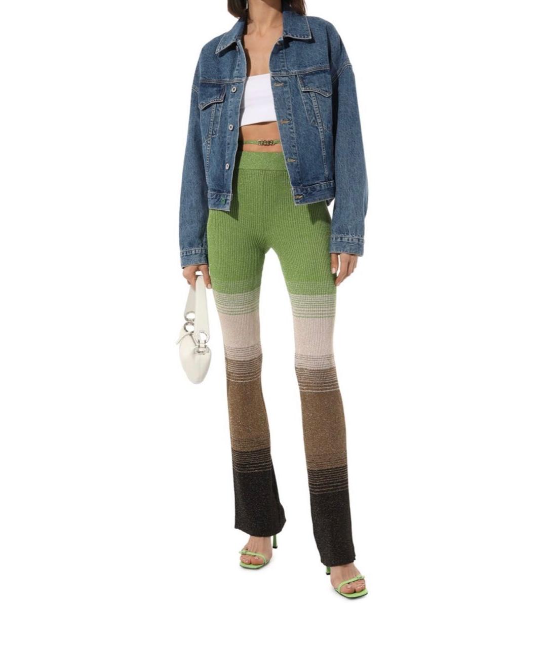 GCDS Мульти вискозные брюки узкие, фото 5