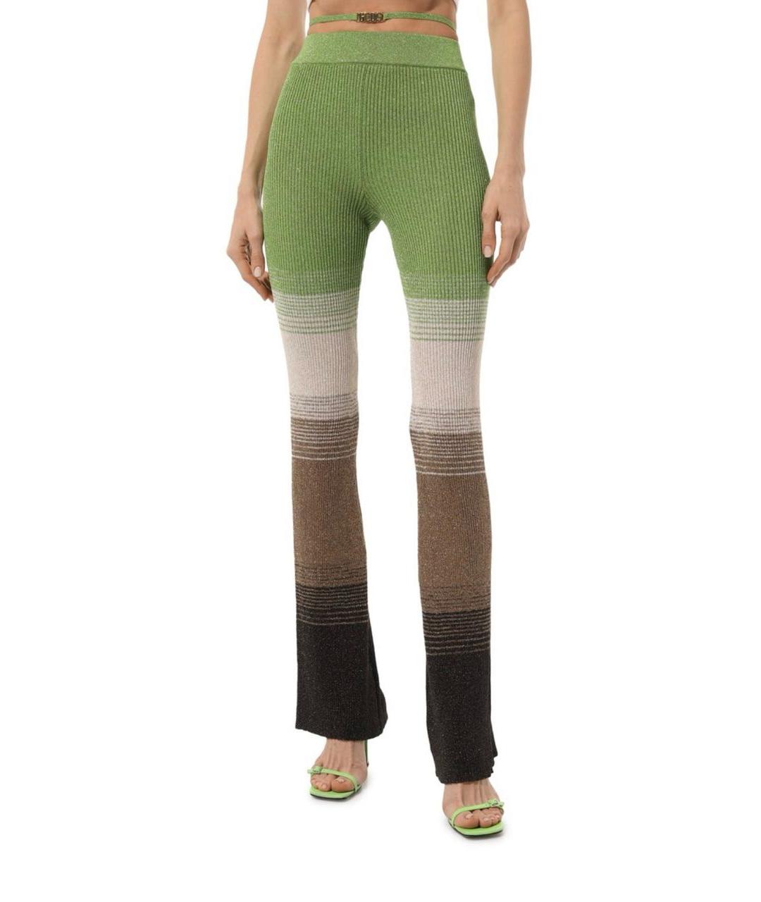 GCDS Мульти вискозные брюки узкие, фото 2