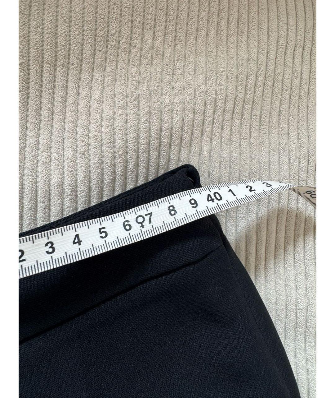 CHRISTIAN DIOR Черные шерстяные кюлоты, фото 4