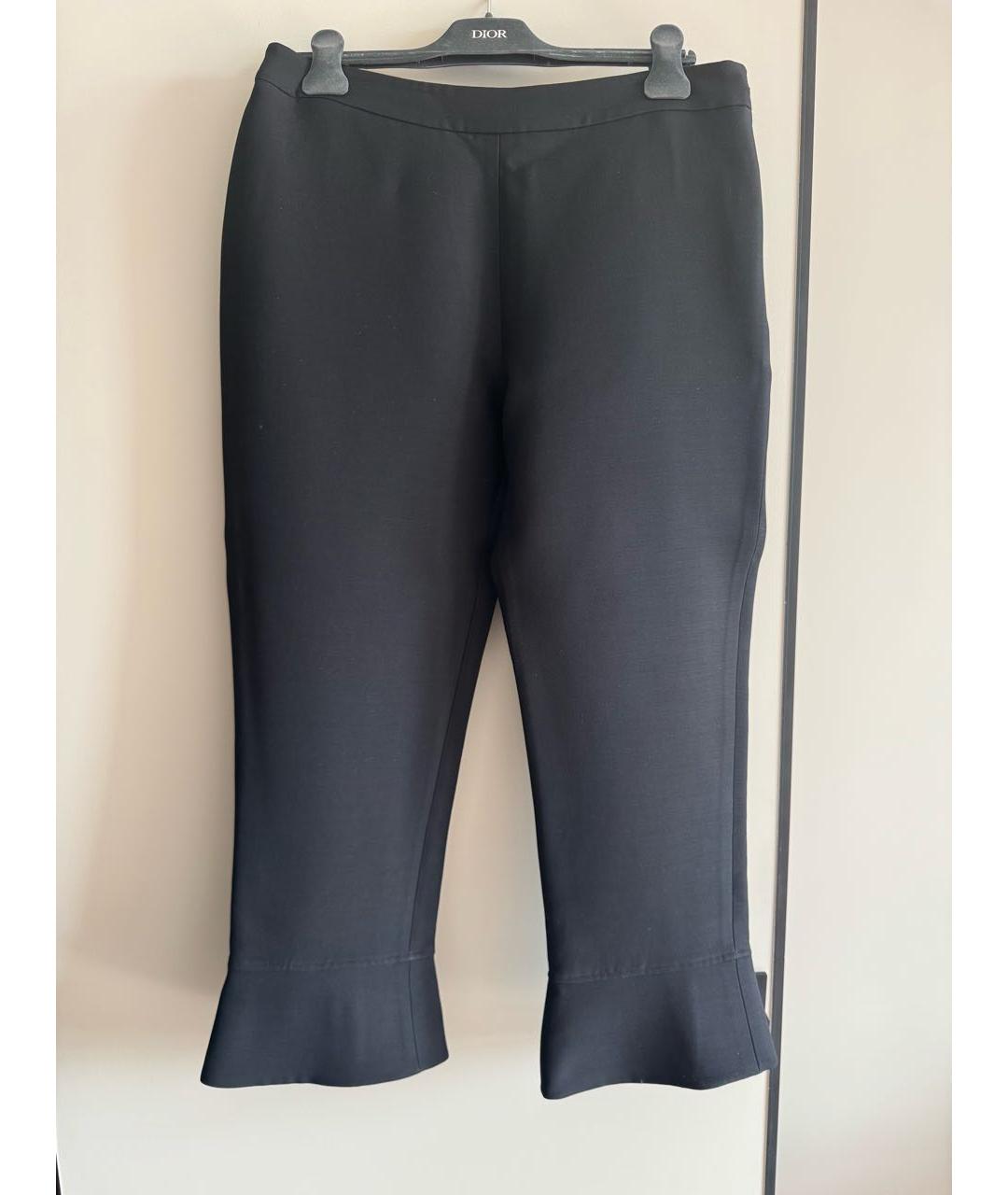 CHRISTIAN DIOR Черные шерстяные кюлоты, фото 8