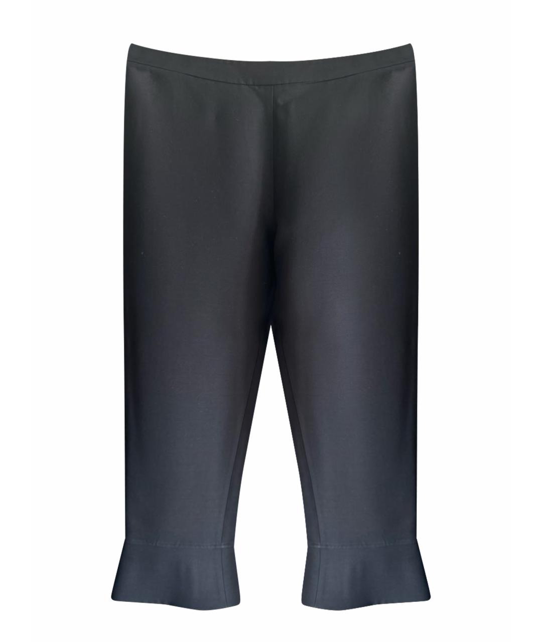 CHRISTIAN DIOR Черные шерстяные кюлоты, фото 1