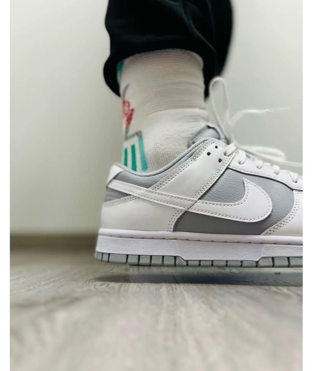 NIKE Белые кожаные кроссовки, фото 7