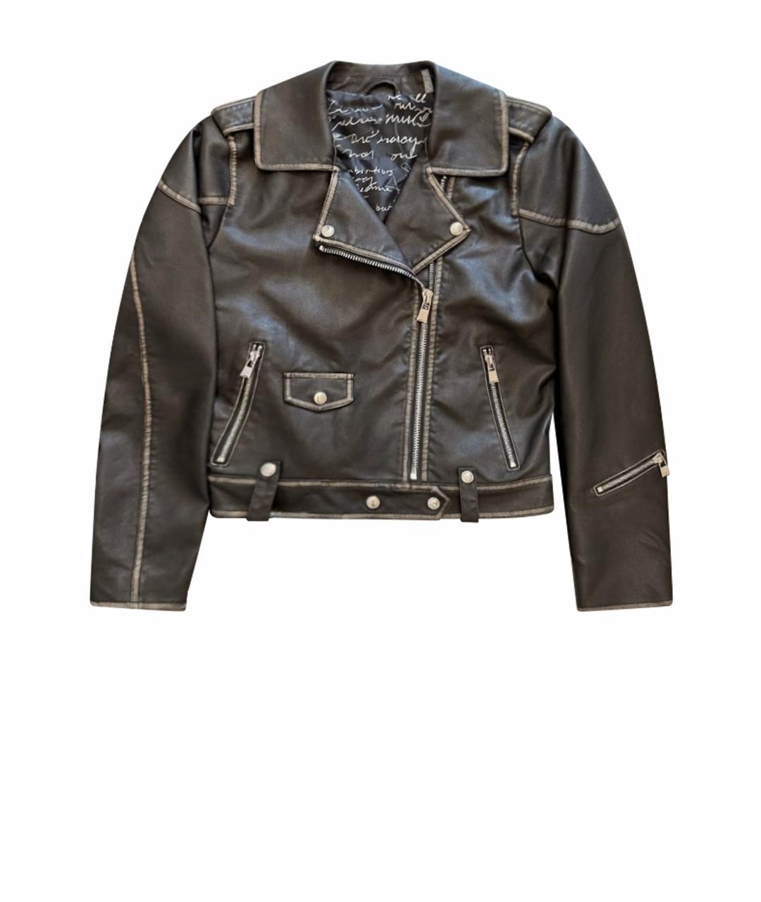 KARL LAGERFELD Черная полиуретановая куртка, фото 1