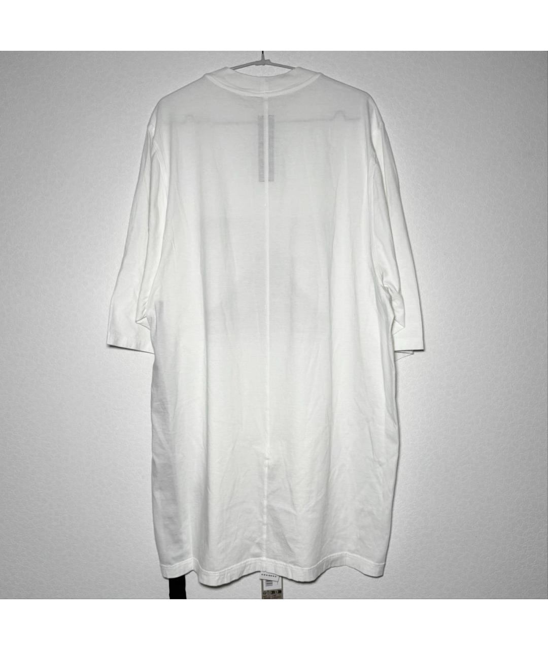 RICK OWENS Белая футболка, фото 3