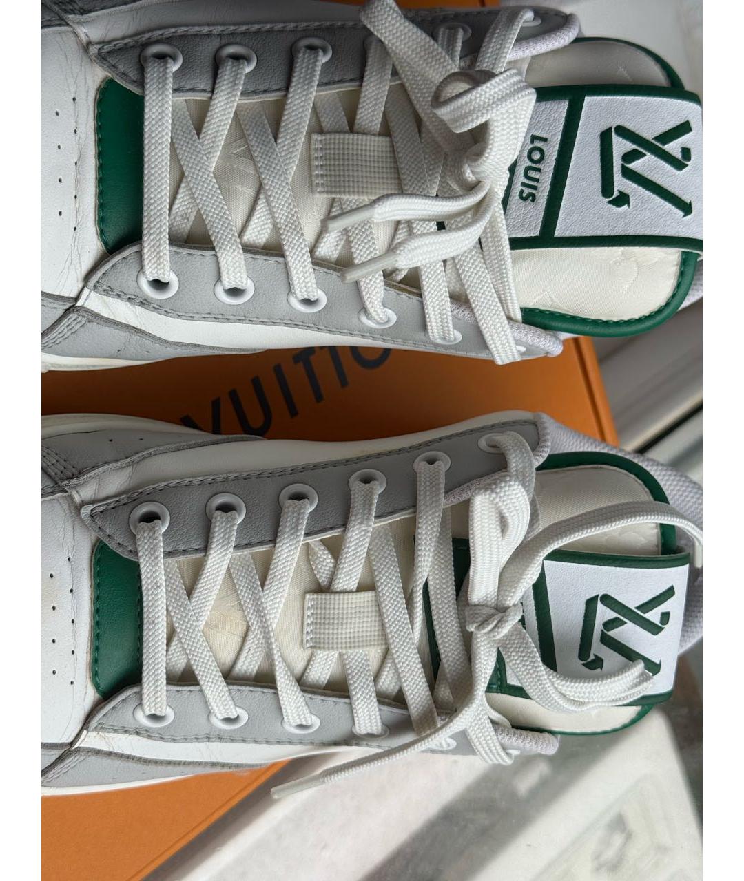 LOUIS VUITTON Бирюзовые кеды, фото 3