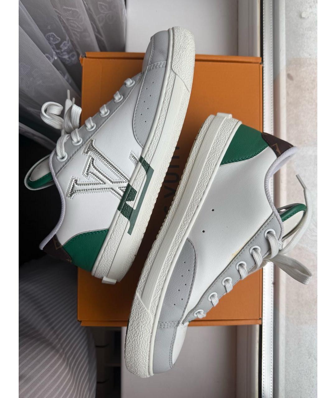 LOUIS VUITTON Бирюзовые кеды, фото 8