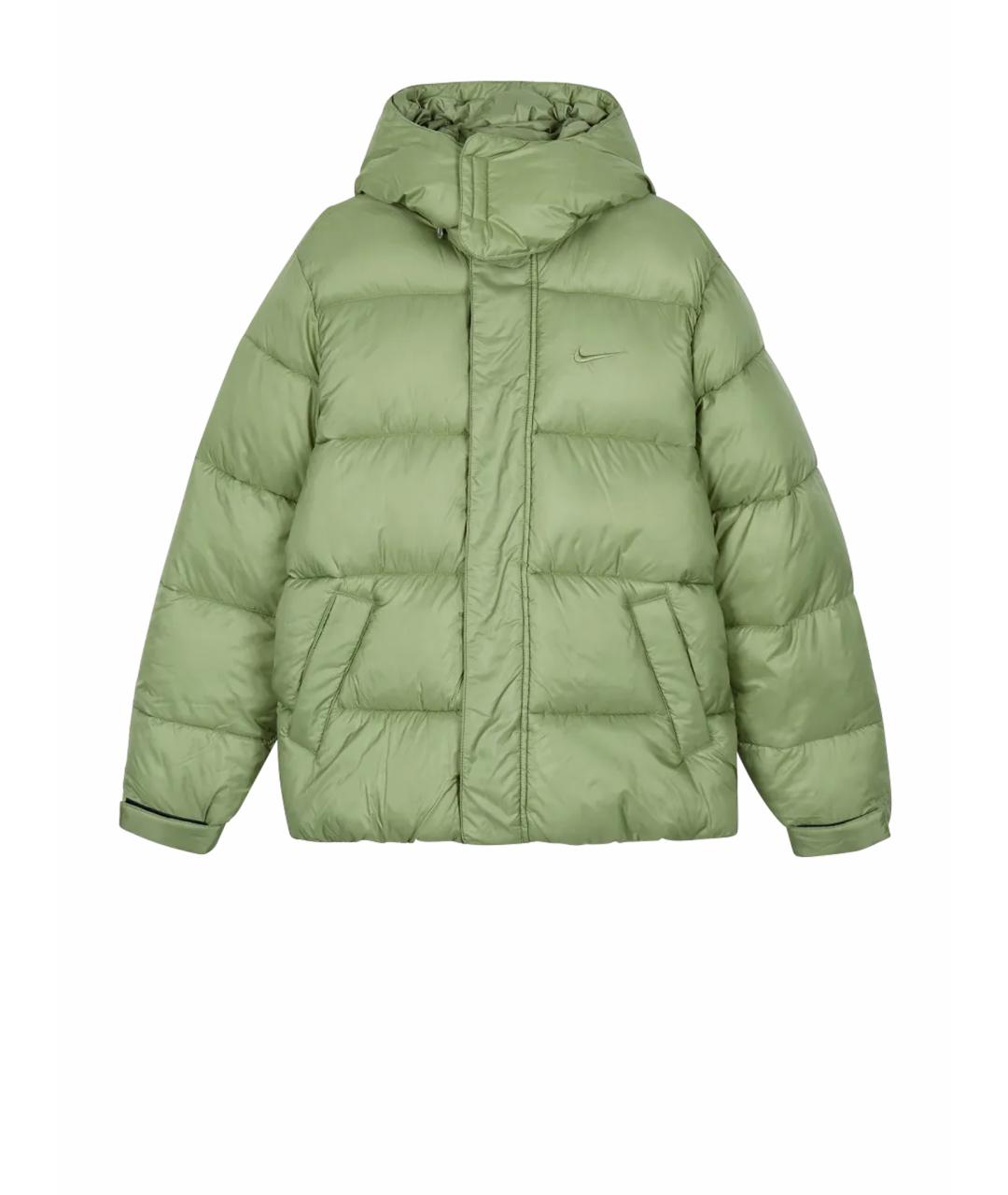 NIKE Зеленая полиэстеровая куртка, фото 1