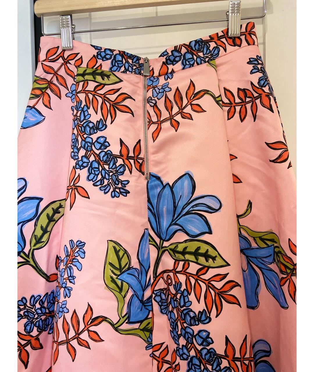 PINKO Розовая полиэстеровая юбка миди, фото 2