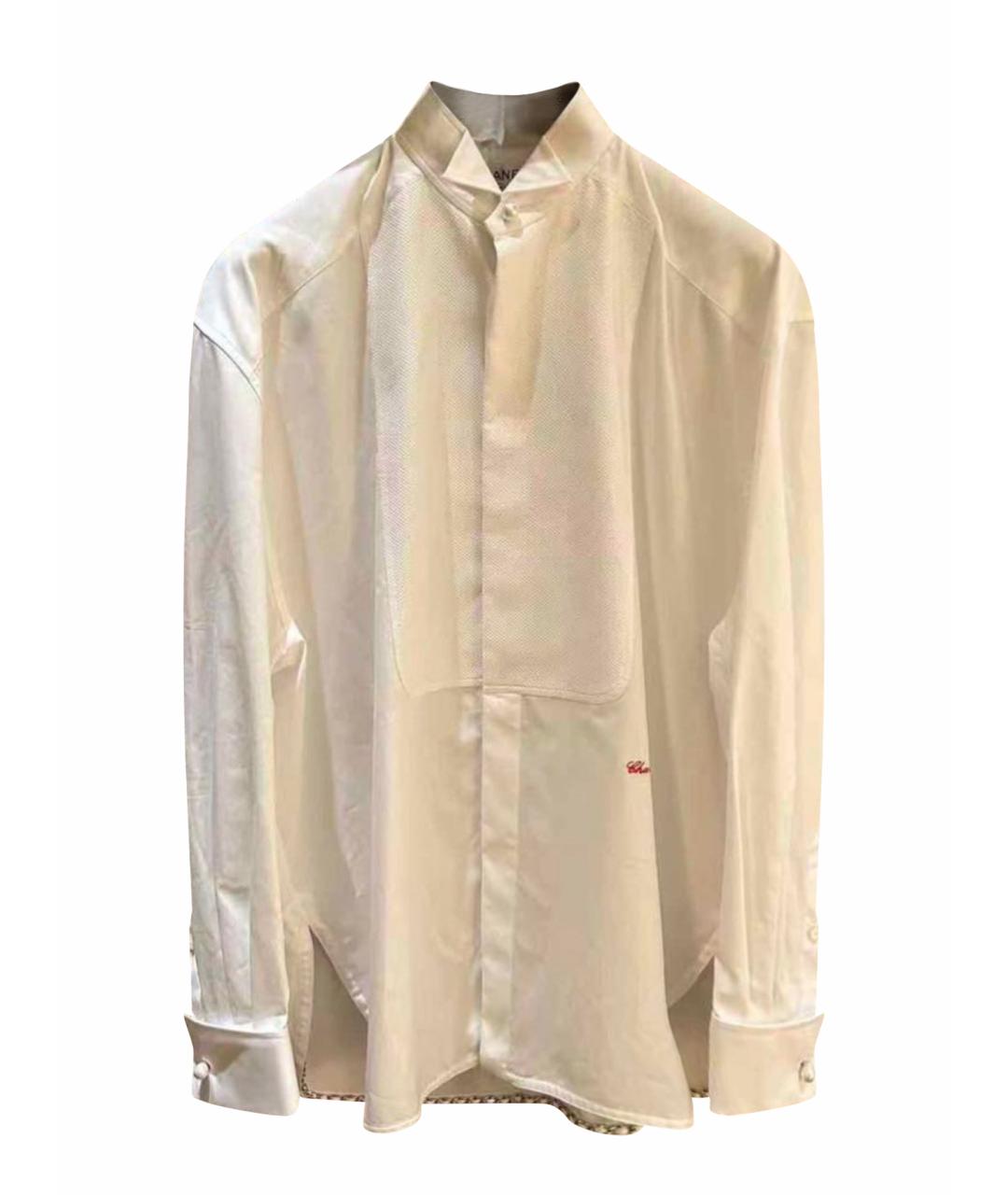 CHANEL Белая хлопковая рубашка, фото 1