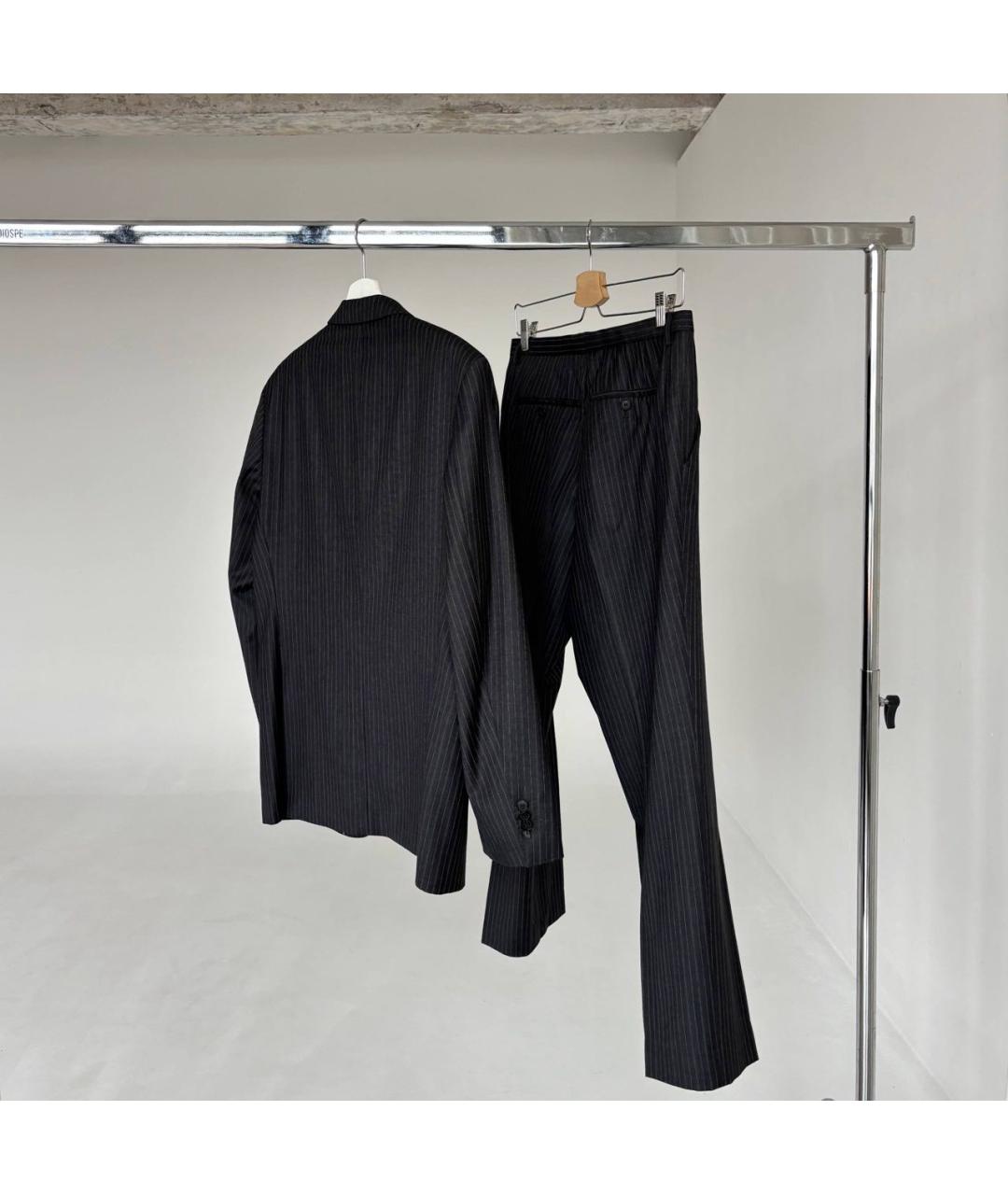 HUGO BOSS Антрацитовый шерстяной костюм с брюками, фото 4