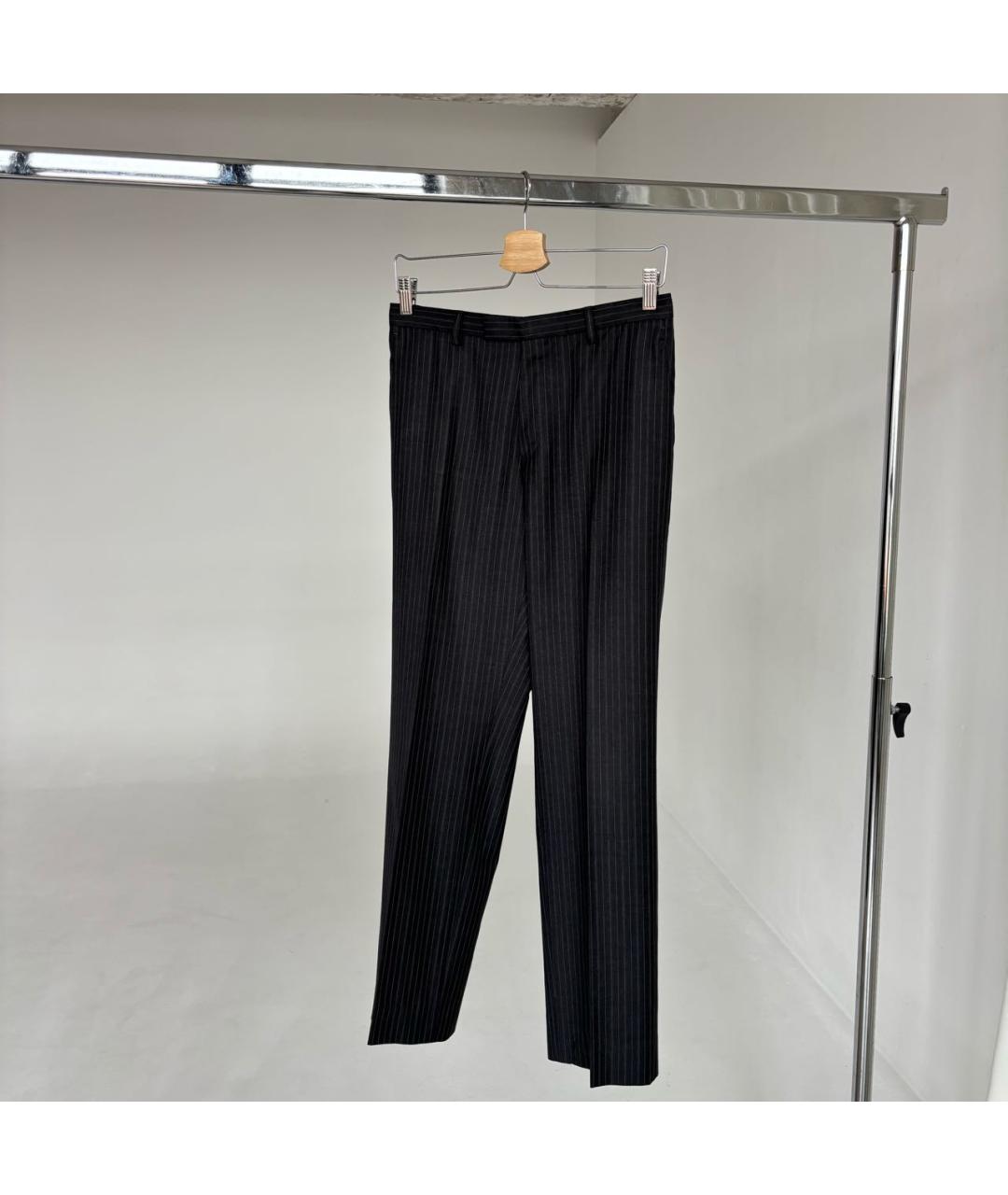 HUGO BOSS Антрацитовый шерстяной костюм с брюками, фото 2