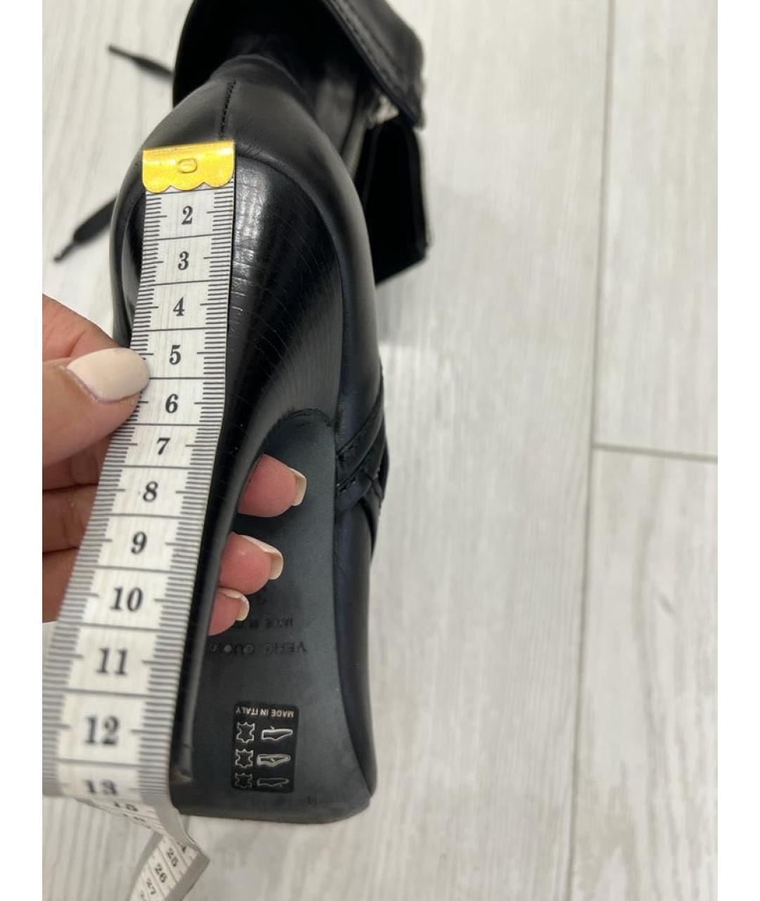 BALMAIN Черные кожаные ботильоны, фото 7