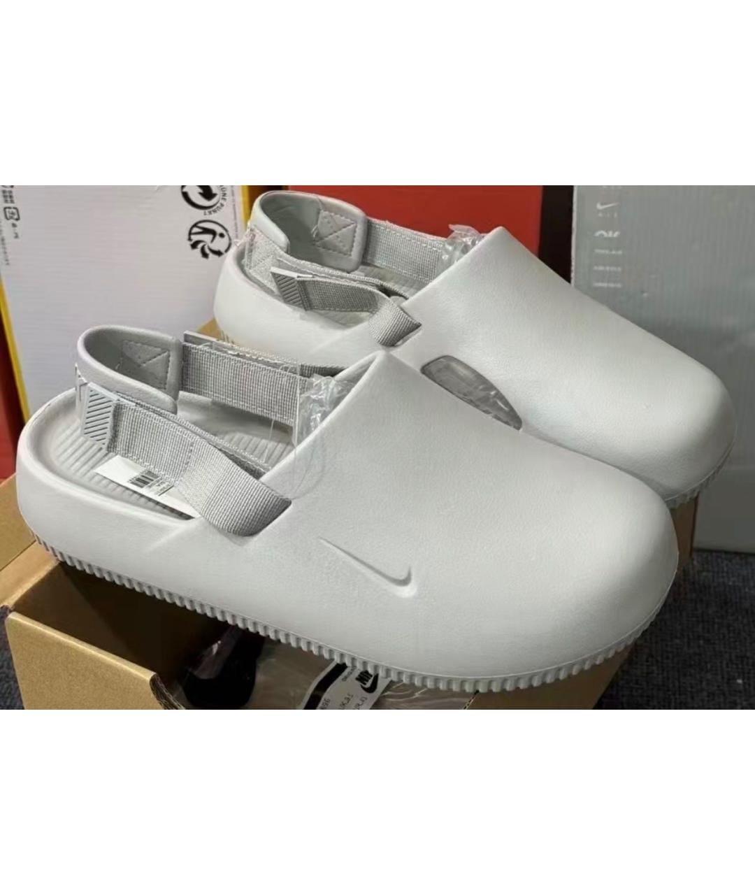 NIKE Серые шлепанцы, фото 8