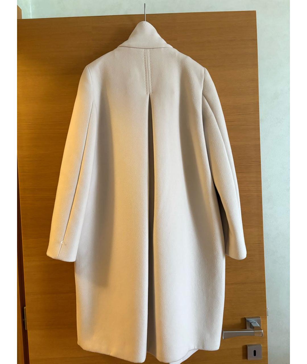 MAX MARA Бежевое шерстяное пальто, фото 2