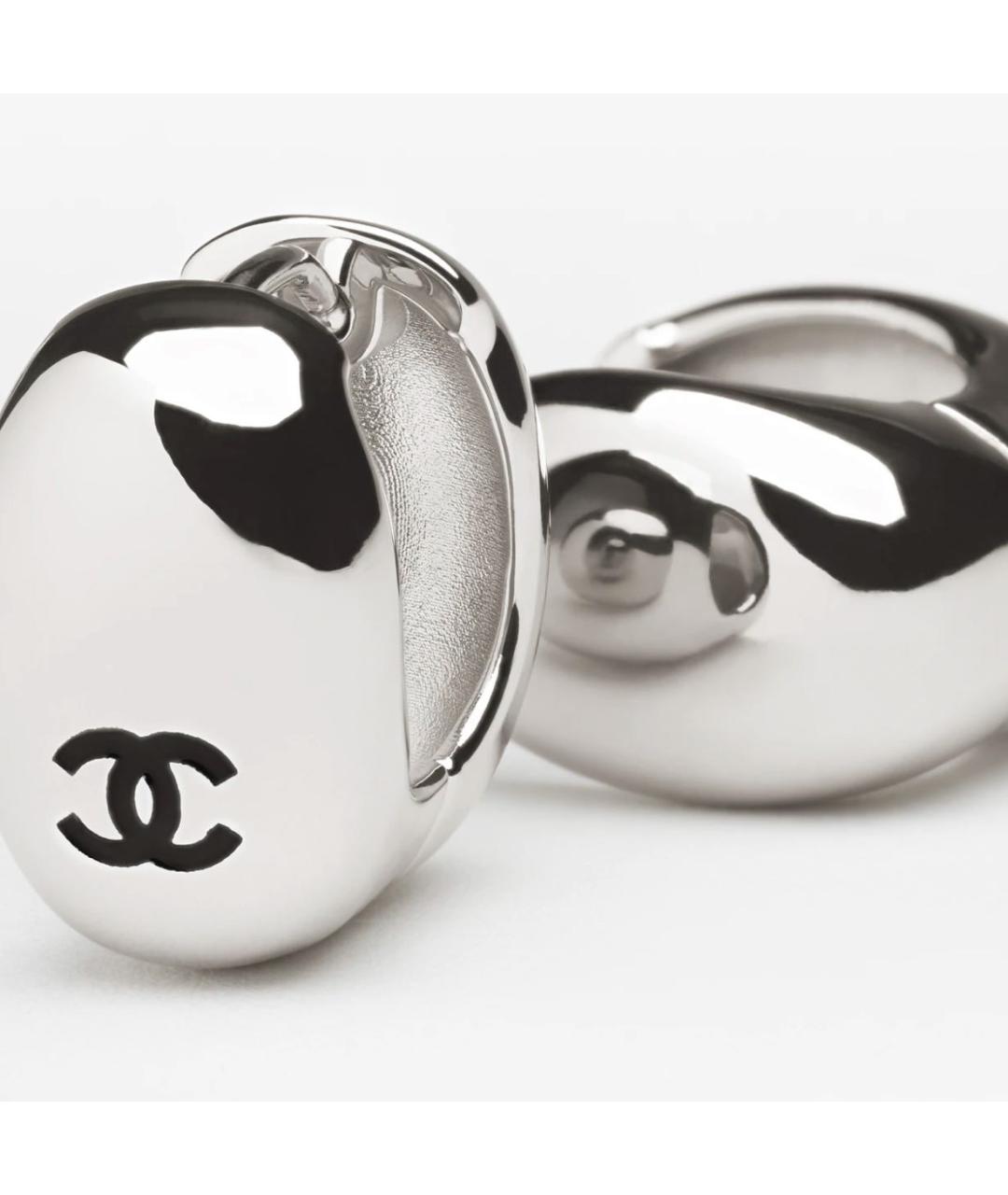 CHANEL Серебряные серьги, фото 2