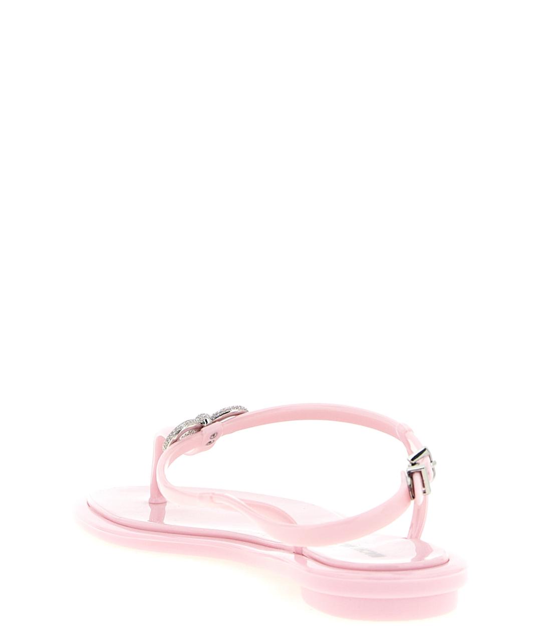 MACH&MACH Розовые резиновые сандалии, фото 2