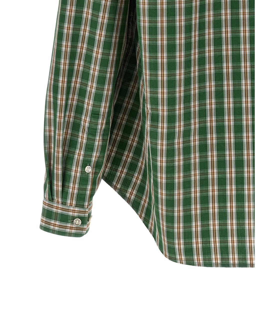 UNDERCOVER Зеленая хлопковая кэжуал рубашка, фото 2