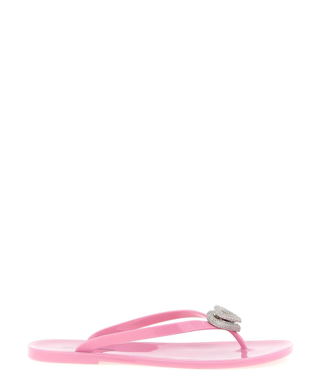 MACH&MACH Розовые резиновые шлепанцы, фото 1