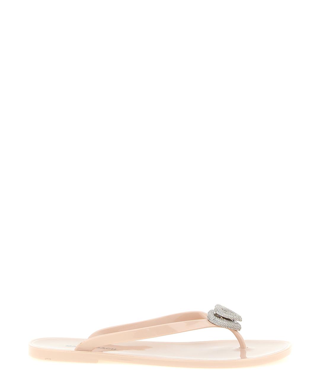 MACH&MACH Розовые резиновые шлепанцы, фото 1