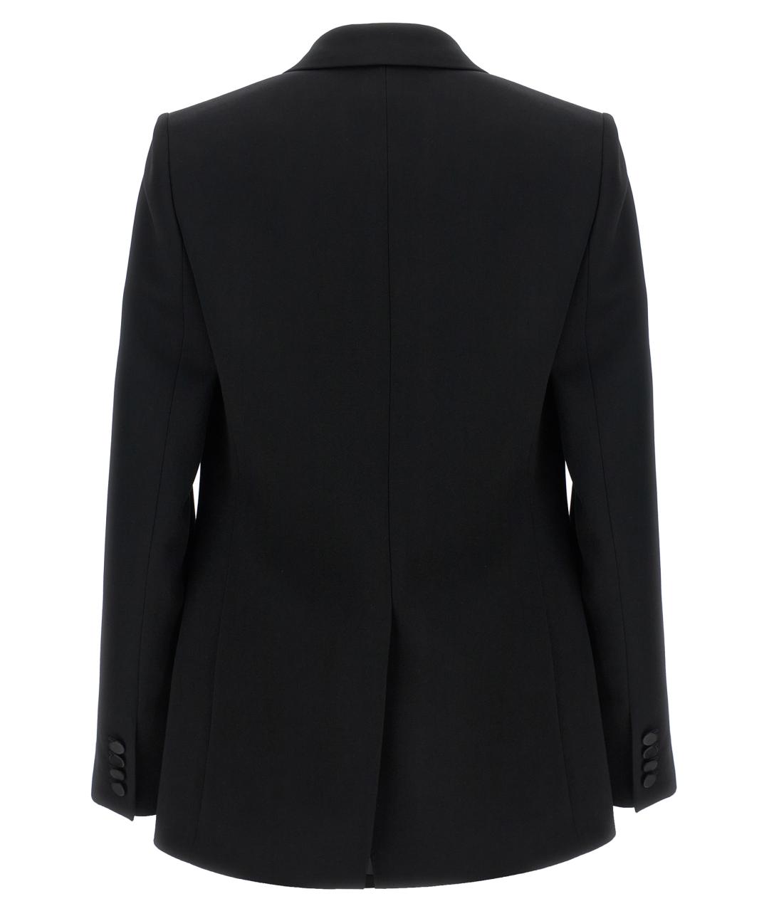 SAINT LAURENT Черный шерстяной пиджак, фото 2