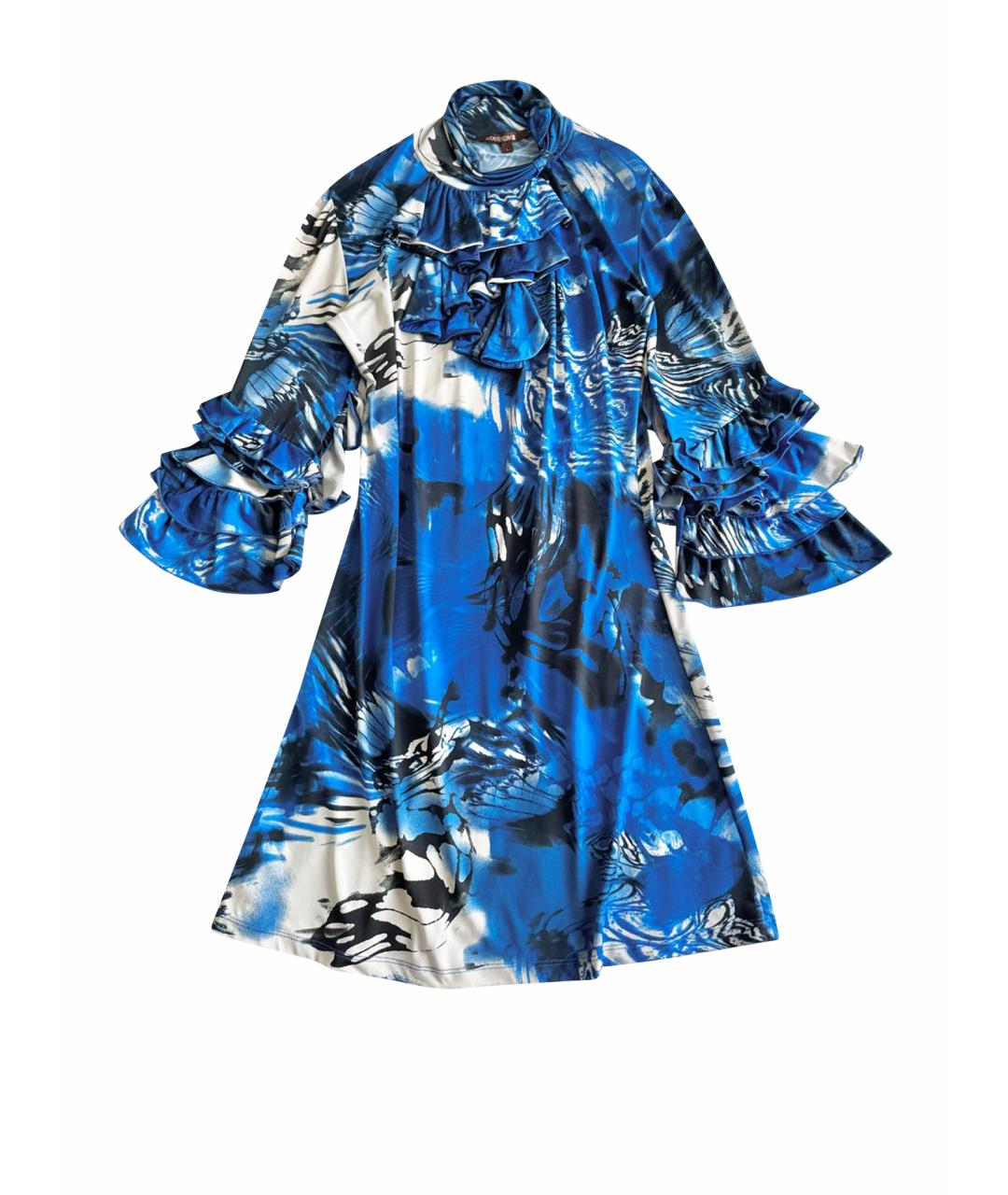 ROBERTO CAVALLI Мульти вискозное повседневное платье, фото 1