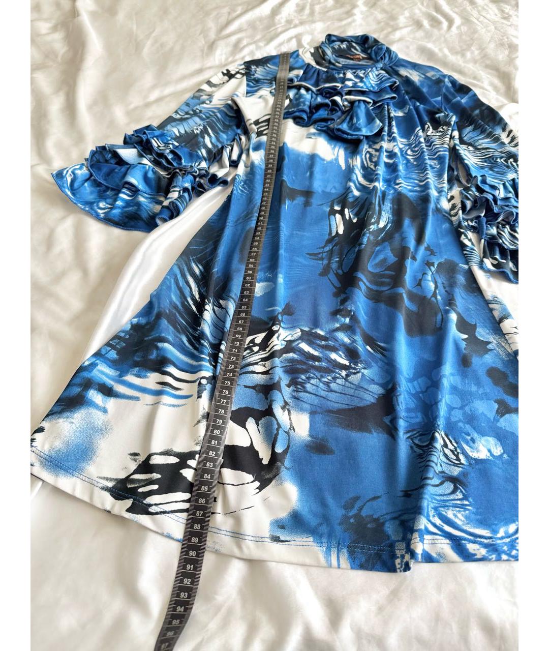 ROBERTO CAVALLI Мульти вискозное повседневное платье, фото 5