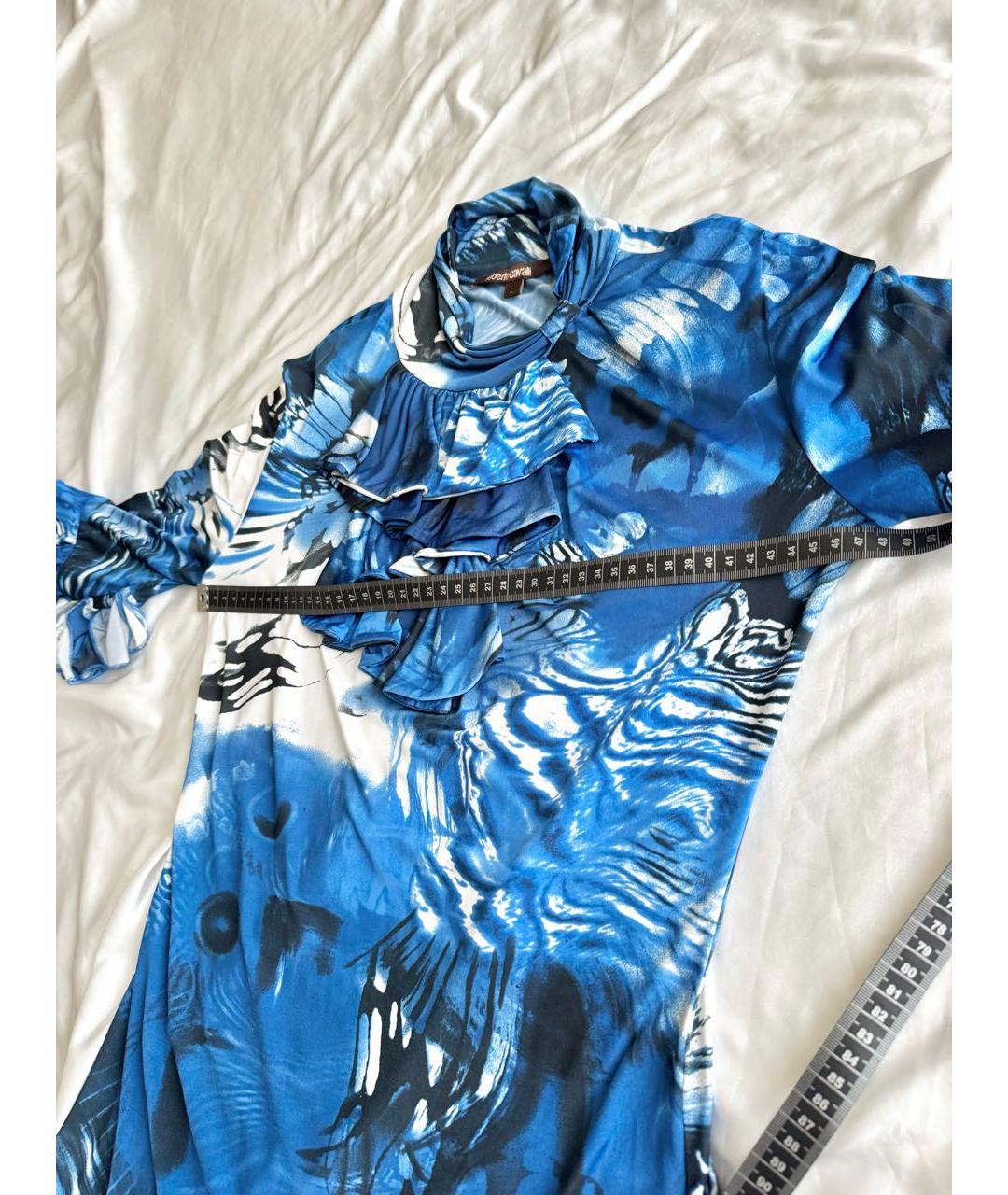 ROBERTO CAVALLI Мульти вискозное повседневное платье, фото 7