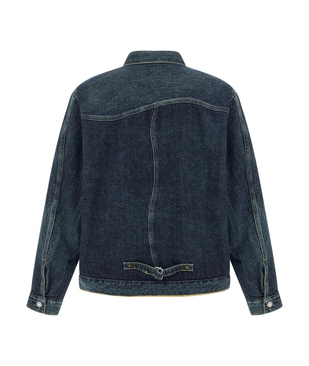 UNDERCOVER Синяя хлопковая куртка, фото 2