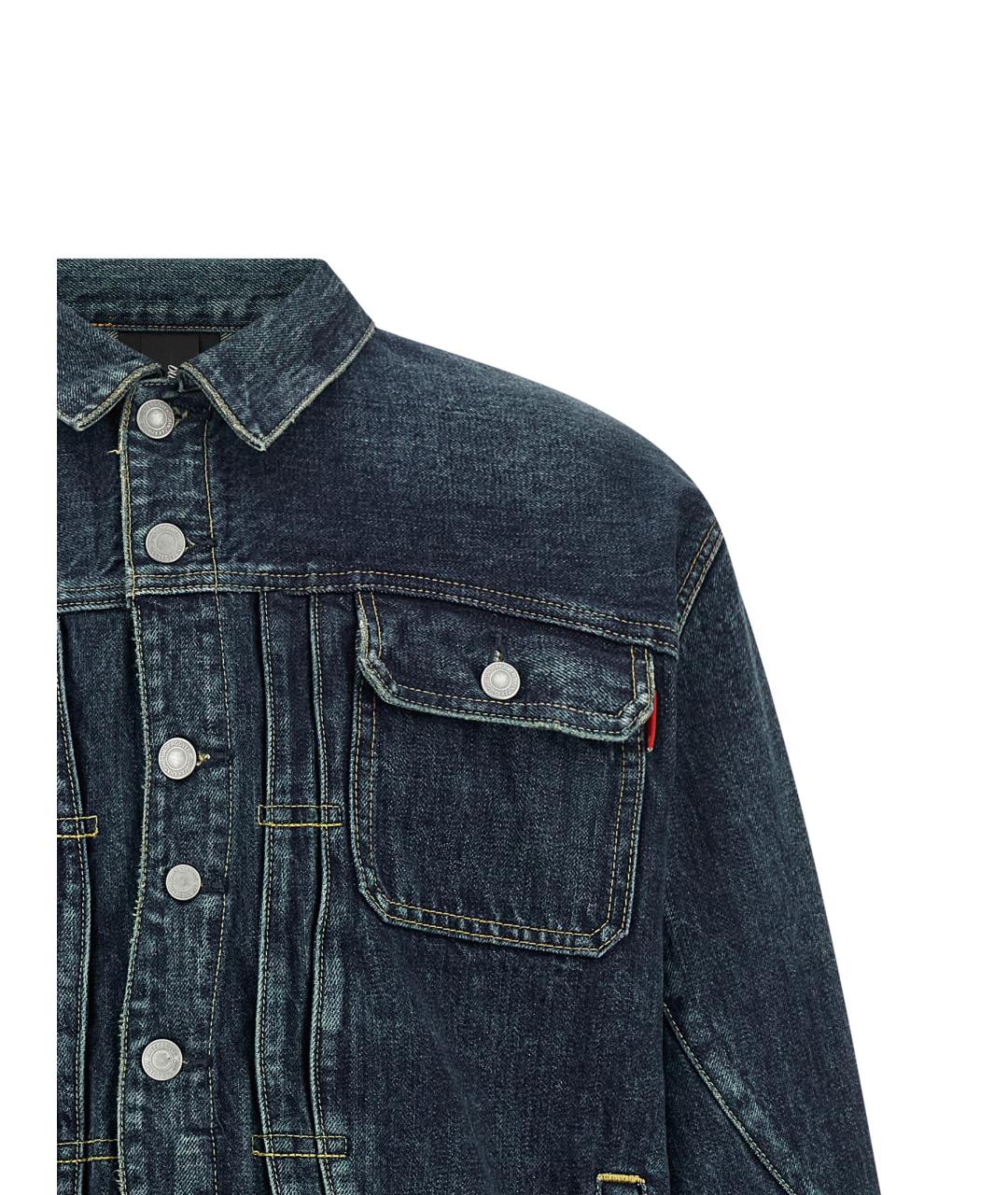 UNDERCOVER Синяя хлопковая куртка, фото 3