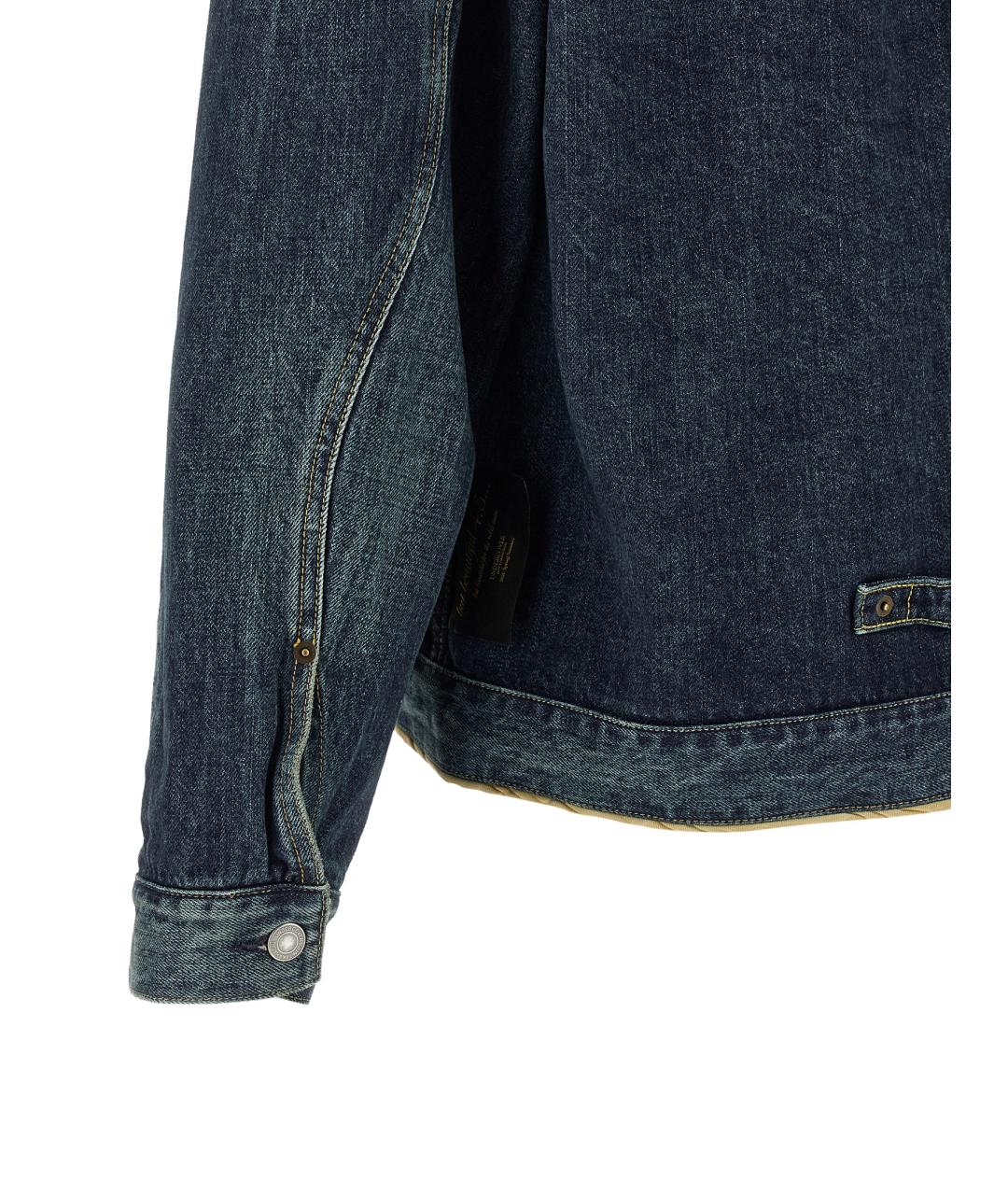 UNDERCOVER Синяя хлопковая куртка, фото 4