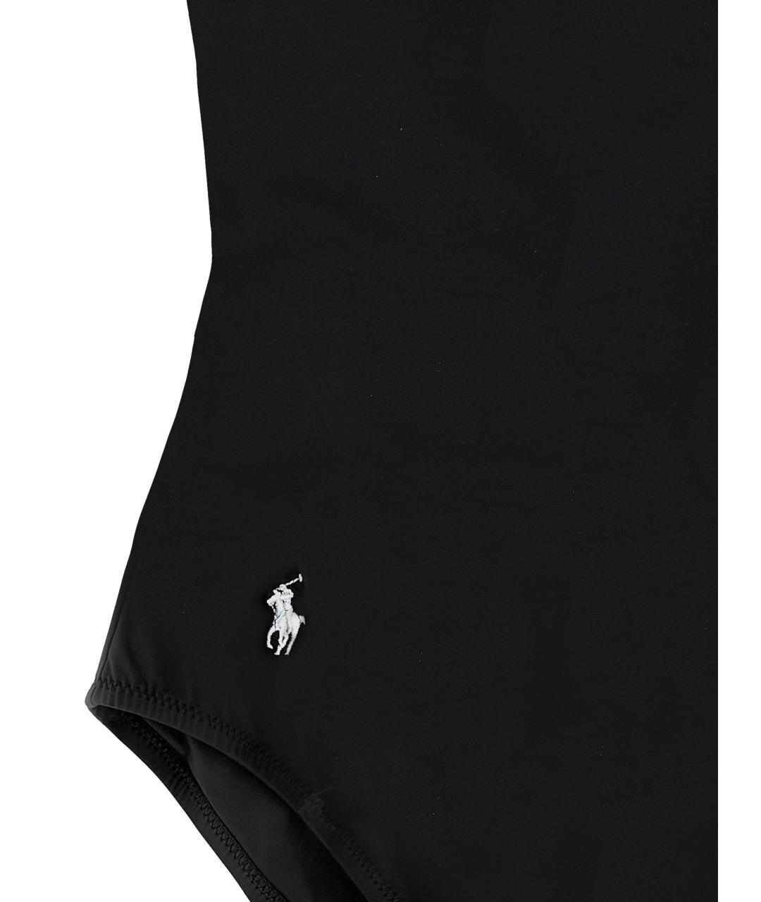 POLO RALPH LAUREN Черный полиамидовый купальник, фото 3