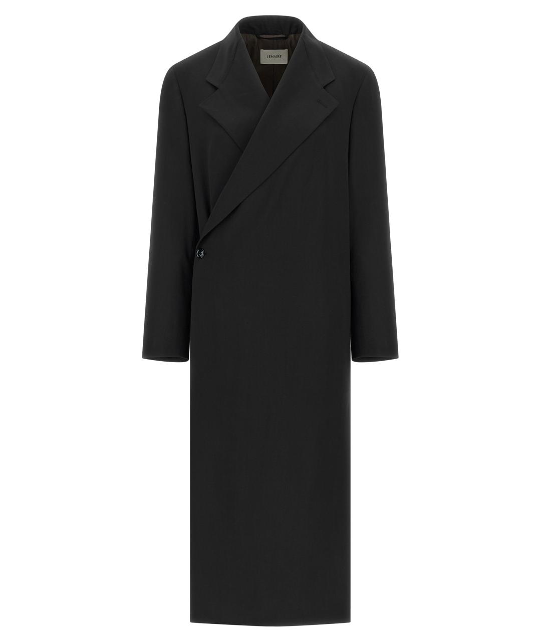 LEMAIRE Темно-синее шерстяное пальто, фото 1