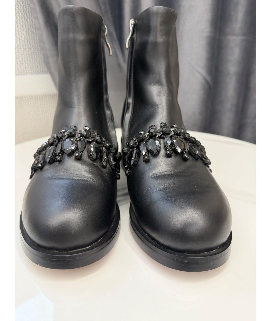 GIVENCHY Черные кожаные ботинки, фото 6