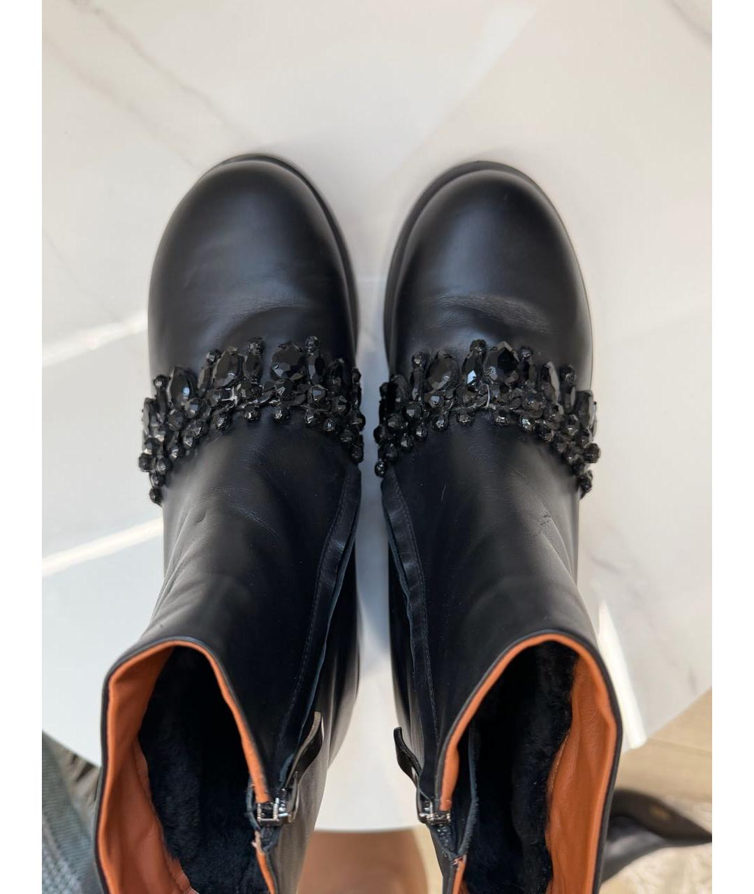 GIVENCHY Черные кожаные ботинки, фото 3