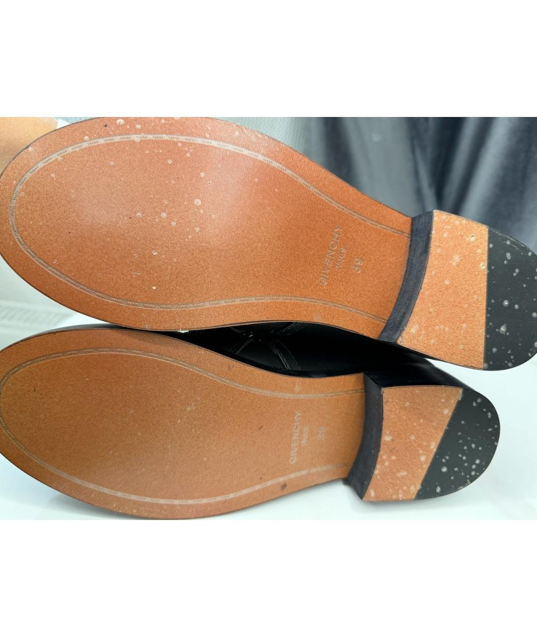 GIVENCHY Черные кожаные ботинки, фото 5