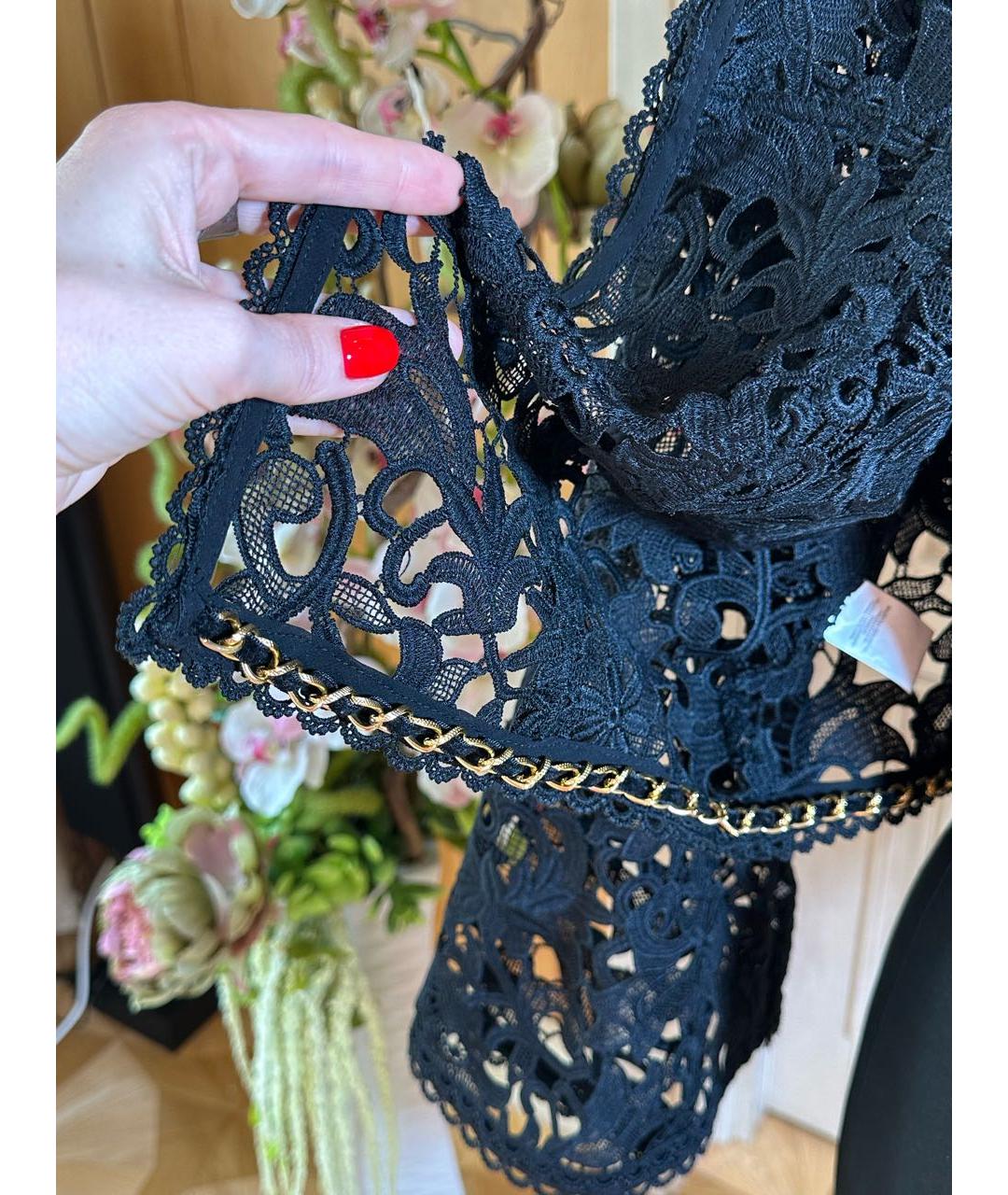 EDWARD ACHOUR Черный полиэстеровый жакет/пиджак, фото 4