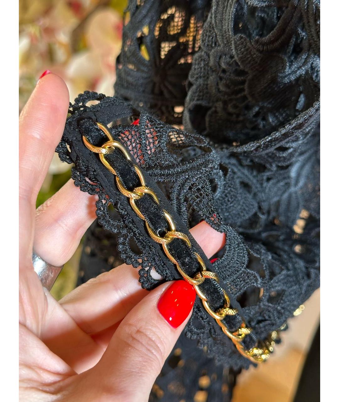 EDWARD ACHOUR Черный полиэстеровый жакет/пиджак, фото 6